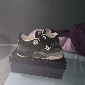 Jordan Black and Gray Sneakers